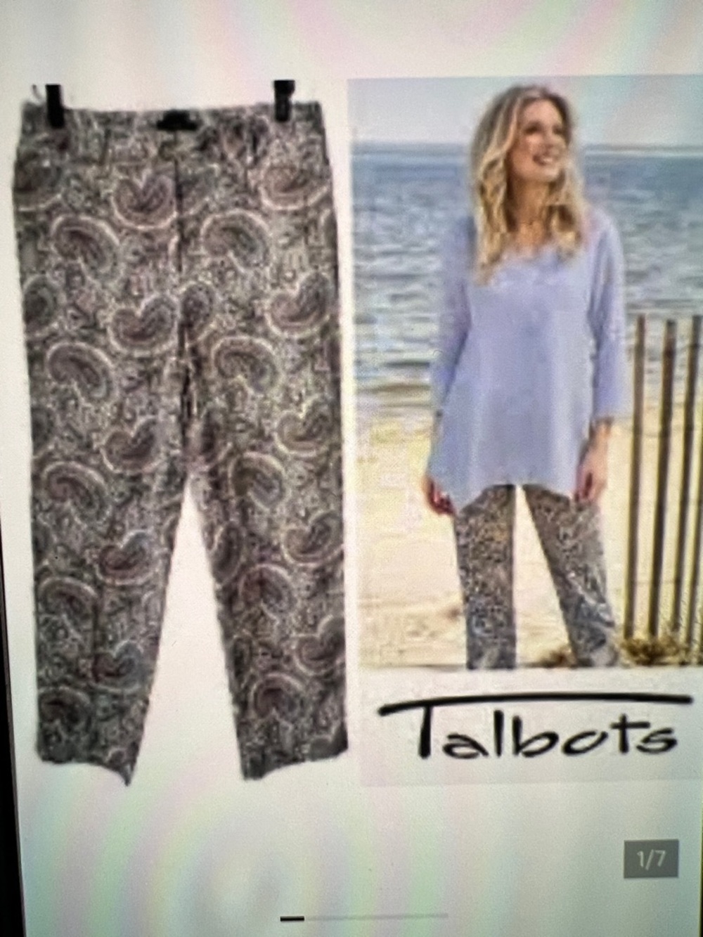 Talbots The Perfect Crop Pants Size 18